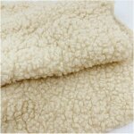 Tissu en fausse fourrure shepa, vendu au m�tre, couleur unie, 60 x 45 cm, aspect daim, id�al pour la ...