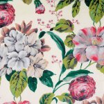 Tissu imprim� cottage ecru 150 cm