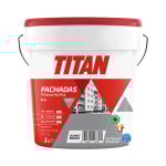 Peinture acrylique faades - mat - blanc - 1l - intrieur / extrieur titan