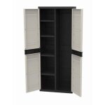Titanium plastiken armoire 2 portes avec tagres et penderie
