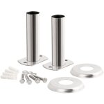 Support d'�chelle de piscine en inox zelsius 40 mm kit de montage pour �chelle de piscine avec tube � ...