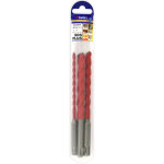 Lot de 5 foret allcut  5 - 6 - 8 - 10 - 12 - l160mm - plaquette afftage spcial - sds + - tivoly