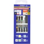 Tivoly ? coffret 18 pcs lg 25 - 17 embouts torsion impact acr & magnetique + 1 porte embout magn�tique ...