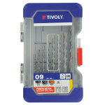 Tivoly - coffret 9 forets b�ton �3 � 12mm
