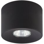 Tk orion petit spot encastrable en saillie noir 1xgu10