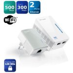 Tl - wpa4220 kit kit de 2 cpl 600 mbps wi - fi 300 mbps avec 2 ports ethernet - solution ideale pour ...