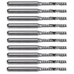 10 pièces mèche de fraise en bout à cannelure carbure 2 mm x 15 pour machine graver 10 pièces mèche de fraise en bout à cannelure carbure 2 mm x 15 pour machine graver