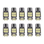 Tlily - 10 pices w5w t10 led ampoules 4014 26smd voiture intrieur dme toit lampe plaque d'immatriculation ...