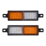 Tlily - 2 pièces 12v 30 led voiture camion taureau bar lumière barre de pare - chocs clignotant feu stationnem ... Tlily - 2 pièces 12v 30 led voiture camion taureau bar lumière barre de pare - chocs clignotant feu stationnem ...