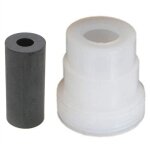 Accessoires de machine sablage 35x20x6mm classe i buse en carbure bore pur pointe abrasif Accessoires de machine sablage 35x20x6mm classe i buse en carbure bore pur pointe abrasif