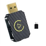 Adaptateur sans fil carplay android auto filaire vers botier ai de voiture 2 en 1 pour prt  l'emploi ...