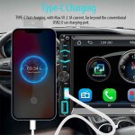 Tlily - autoradio double din avec carplay et android auto Tlily - autoradio double din avec carplay et android auto