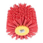 Brosses  tambour en fil abrasif rouge meule de polissage d'bavurage pour adaptateur meuleuse d'angle ...