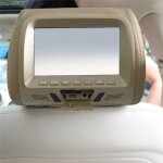 Tlily - cran de moniteur universel pour appui - tte de voiture 7 pouces pour sige arrire beige