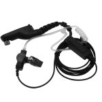 Ecouteur acoustique de tube d'air micro - casque ptt pour px68 p8688 apx 7000 xpr 6500 6550 talkie - ...