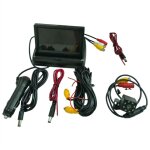 Moniteur lcd de camra recul vue arrire voiture 4, 3 pouces pour le systme stationnement vido invers ...