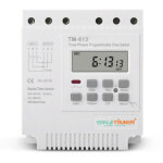 Tm - 613 relais temporis� programmable 380v / 50 - 60hz 16a relais hebdomadaire commutateur de minuterie ...