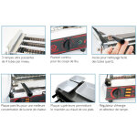 Toaster professionnel multifonction avec r�gulateur - senior 2 �tages - 400 v - sofraca