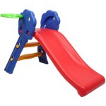 Skecten - toboggan aire de jeux pour enfants, aire de jeux avec panier de basket, toboggan ext�rieur ...