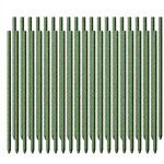 Toboli 40x tuteurs verts 120 cm � 11 mm tuteurs en m�tal et plastique, tuteurs pour tomates et plantes ...