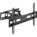 Wiltec - toboli support tv mural �crans 37 � 80 pouces bras pivotant 120� inclinable rotatif dispositif ...