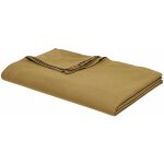 Drap plat 100% coton bio 240x300 cm organic coloris marron bronze