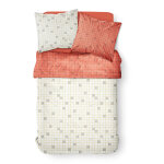 Today - parure de couette rversible 100% coton 57 fils 260x240 motheo