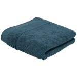 Serviette de toilette organic coton bio 450 g / m² 50x90 bleu paon Serviette de toilette organic coton bio 450 g / m² 50x90 bleu paon