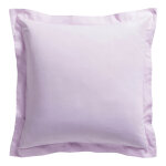 Taie d'oreiller privacy today coton 57 fils carre poudre de lila