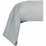 Taie de traversin coton bio 45x185 cm organic coloris gris acier
