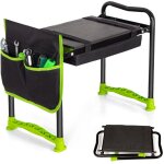 Todeco banc agenouilloir de jardin, repose genoux avec 2 types de coussins et sac � outils, genouill�re ...