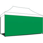 Toile lat�rale pour gazebo de jardin 3x4. 5 m toile avec velcro diff�rentes couleurs verte