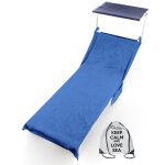 Toile de mer lit en �ponge de coton pur beddy beach � avec poches misura cm. 75 x 190 et sac � dos spiaggia ...