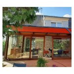 Direct filet - toile d'ombrage pergola 4x4 m permable avec ?illets  poser sur une structure couleur: ...