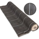 Toile de paillage anti mauvaises herbes longueur 15m largeur 5, 15m coloris marron 130g m2 grande largeur ...