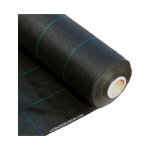 Toile de paillage contre les mauvais herbes 100x1, 5m en fibres de polypropylène tissées anti - uv 130g ... Toile de paillage contre les mauvais herbes 100x1, 5m en fibres de polypropylène tissées anti - uv 130g ...