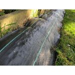 Toile de paillage - noir - 130gr / m� - non pli� non pli� 2. 10m x 100m noir