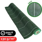 Toile de paillage tiss�e longueur 25m largeur 3, 3m couleur vert 130g m2 grande largeur similaire geotextile ...
