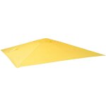Hhg - toile pour parasol de luxe 113, toile de remplacement pour parasol, 3, 5x3, 5m (Ø4, 95m) 4kg, jaune ... Hhg - toile pour parasol de luxe 113, toile de remplacement pour parasol, 3, 5x3, 5m (Ø4, 95m) 4kg, jaune ...