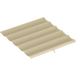 Toile de pergola 3x3 m r�tractable, 250x255 cm couleur beige pour tonnelle