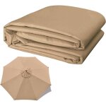 Toile de rechange pour parasol d'ext�rieur avec 8 baleines - pour jardin, terrasse, cour, plage, piscine, ...