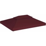 Toile supérieure de rechange pour pavillon 4x3 m tonnelle tente double de belvédère polyester haute densité ... Toile supérieure de rechange pour pavillon 4x3 m tonnelle tente double de belvédère polyester haute densité ...