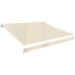 Toit d'auvent toile cr�me 4x3 m (cadre non inclus) vidaxl