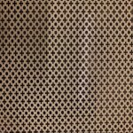 Tole aluminium bronze perfore'e 2 m2 pour recouvrir radiateurs poeles et chemine'es