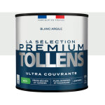 Tollens - peinture int�rieure couleurs - la s�lection premium satin - ultra couvrante - blanc argile ...