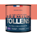 Tollens - peinture int�rieure couleurs - la s�lection premium velours - ultra couvrante - orange corail ...