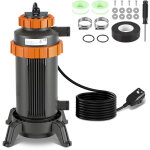 Tolletour chauffage de piscine chauffage �lectrique avec thermostat int�gr� pouvant chauffer la piscine ...