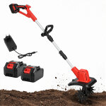 Tolletour motoculteur �lectrique motoculteur cultivateur b�cheuse pour jardin et potager, 400 w rouge ...