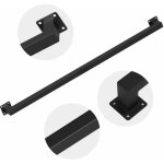 Tolletour rampe escalier murale main courante escalier noire rev�tement garde corps longueur 100 cm fabriqu� ...