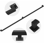 Tolletour rampe escalier murale main courante escalier noire rev�tement garde corps longueur 200 cm fabriqu� ...